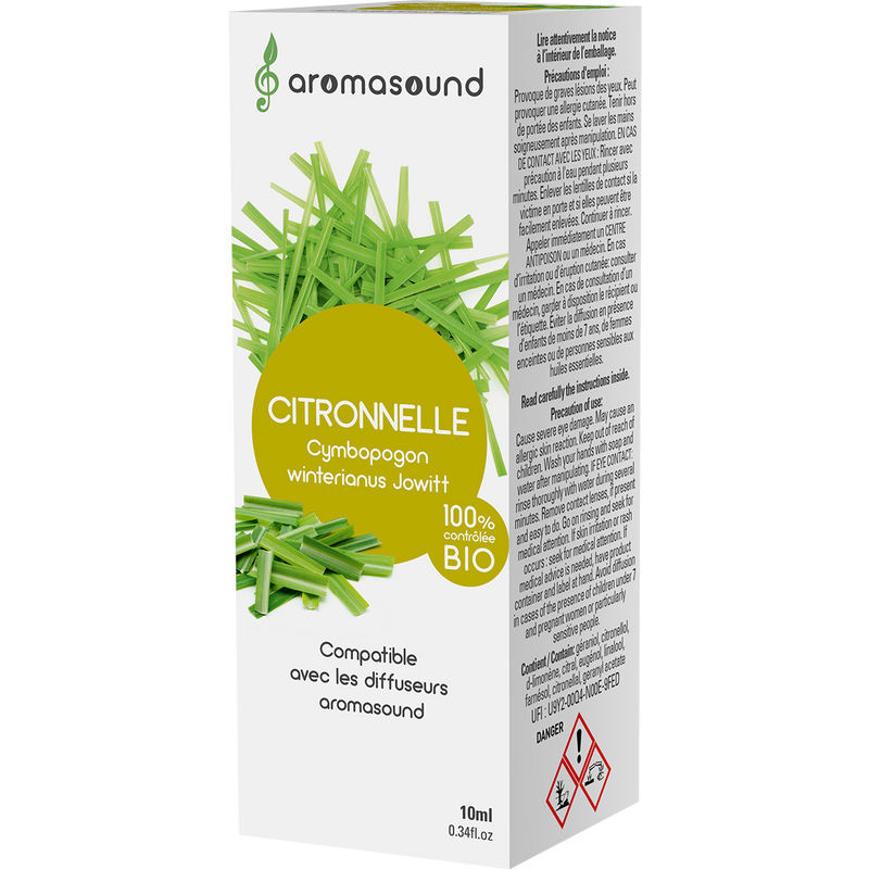 Huile essentielle Citronnelle de Java Bio
